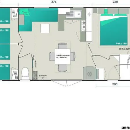 Campsite Camping Le Robinson 4*